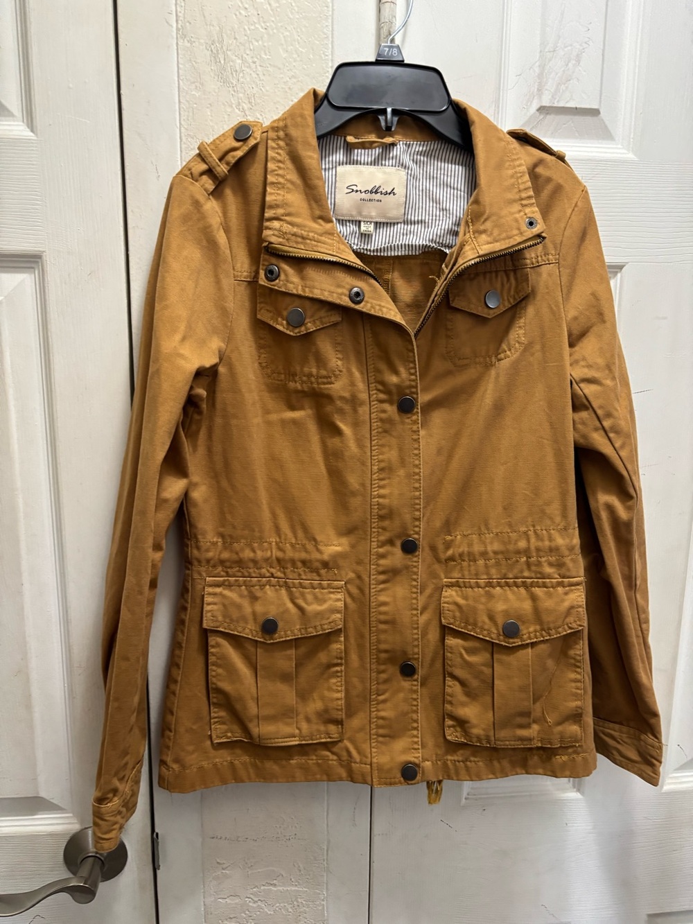 Snobbish Women's Utility Jacket - Mustard